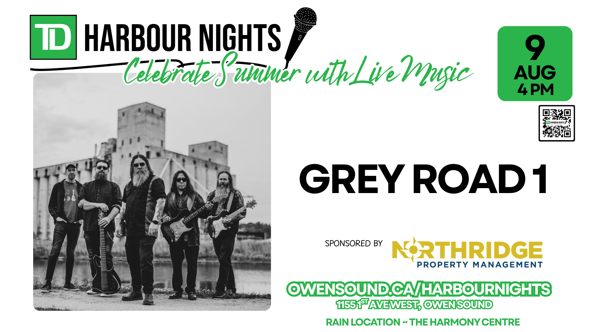 Event image TD Harbour Nights presents Grey Road 1